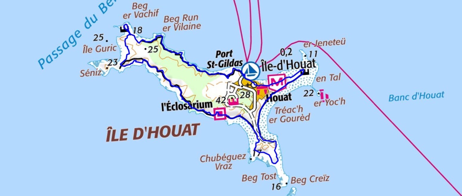 Randonnée autour de l'Île d'Houat (Morbihan) 1