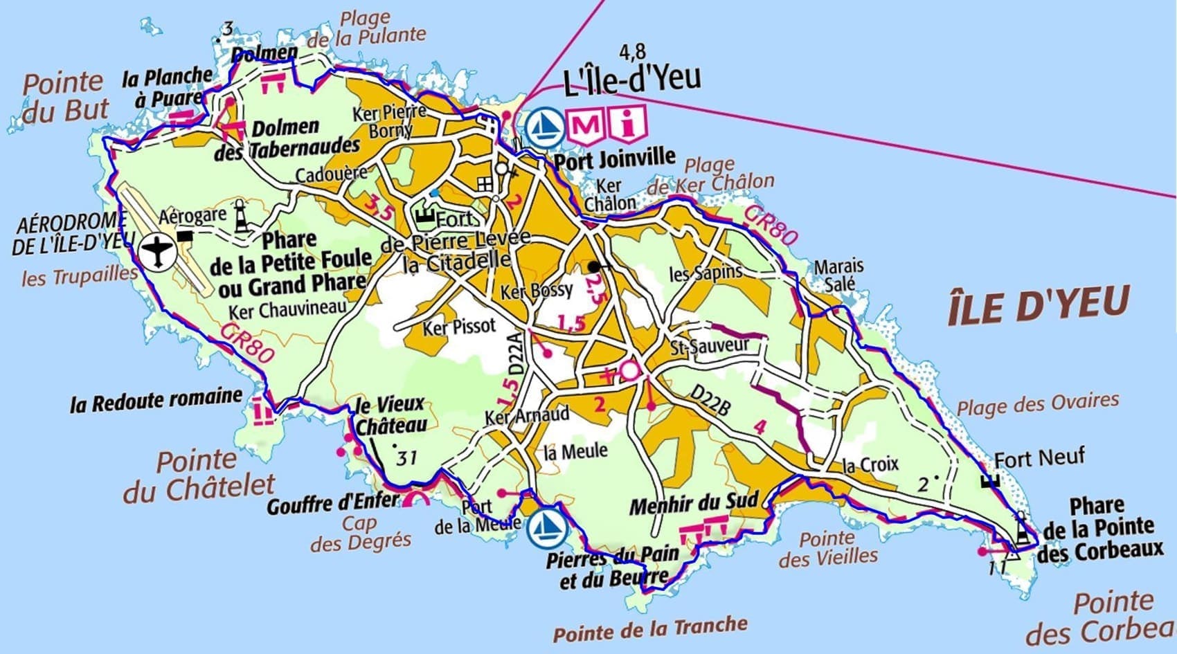 GR&reg;80 Hiking around Yeu Island (Vendee) 1