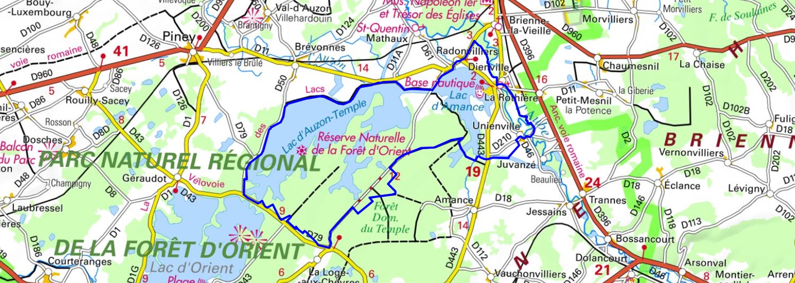 Tour des Lacs Amance et du Temple (Aube) 1