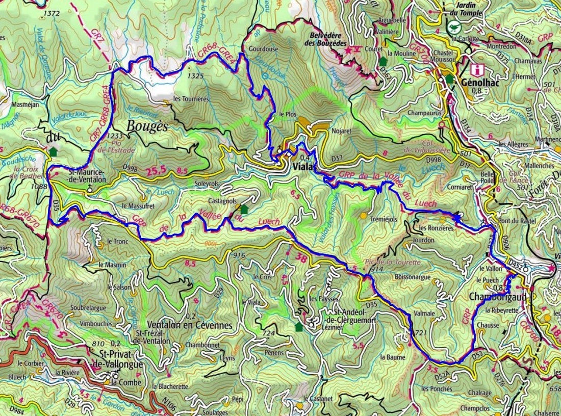 Hiking around Luech Valley (Gard-Lozere) 1