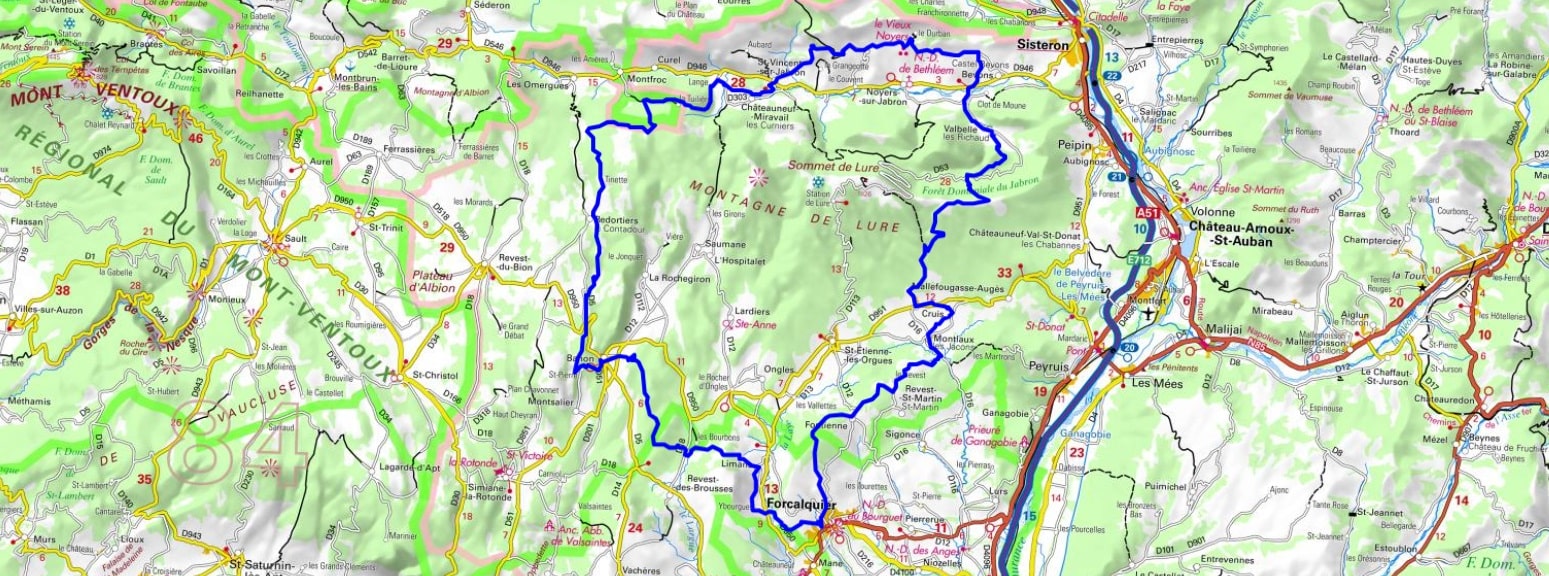 Randonnée autour de la montagne de Lure (Alpes-de-Haute-Provence, Drôme) 1