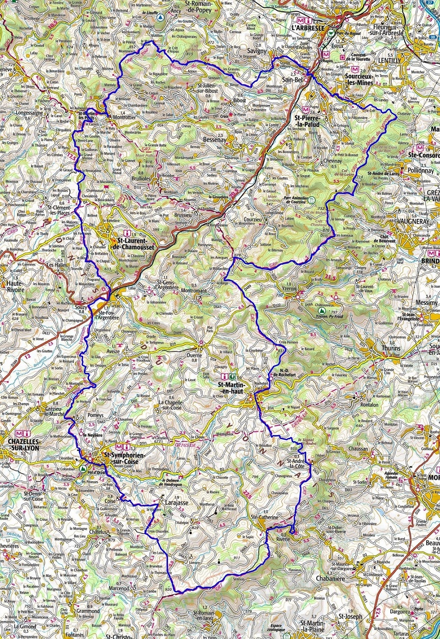 Tour of Monts du Lyonnais (Rhone-Loire) 1