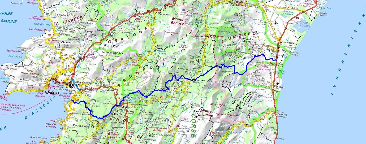 Corsica Mare to Mare (Center) Hiking from Serra-di-Fiumorbo (Haute-Corse) to Grosseto-Prugna (Corse-du-Sud) 1