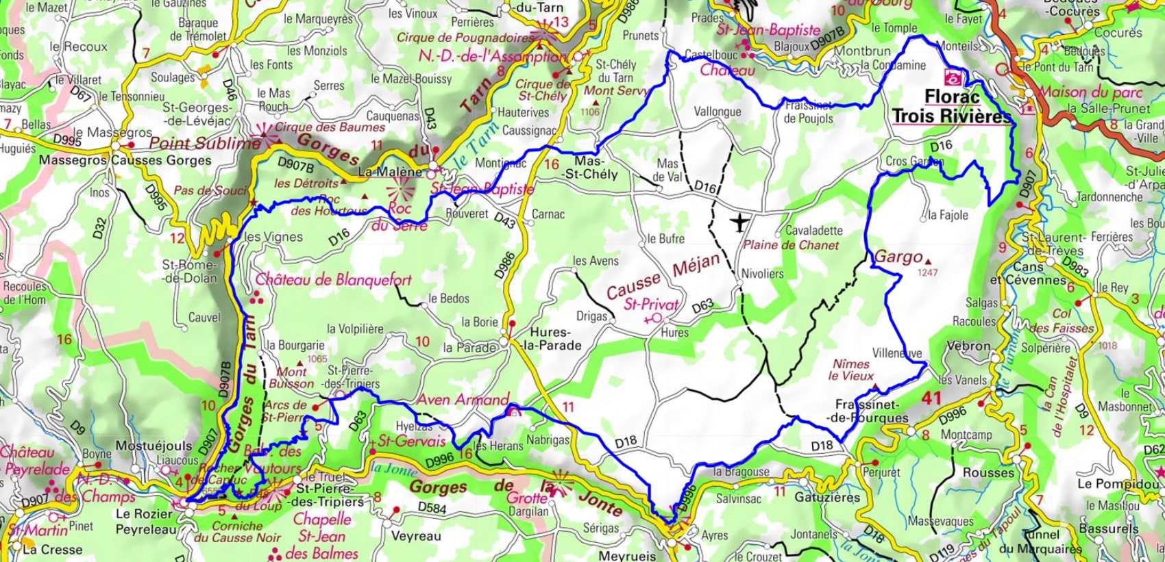 Hiking around Causse Mejean (Lozere)