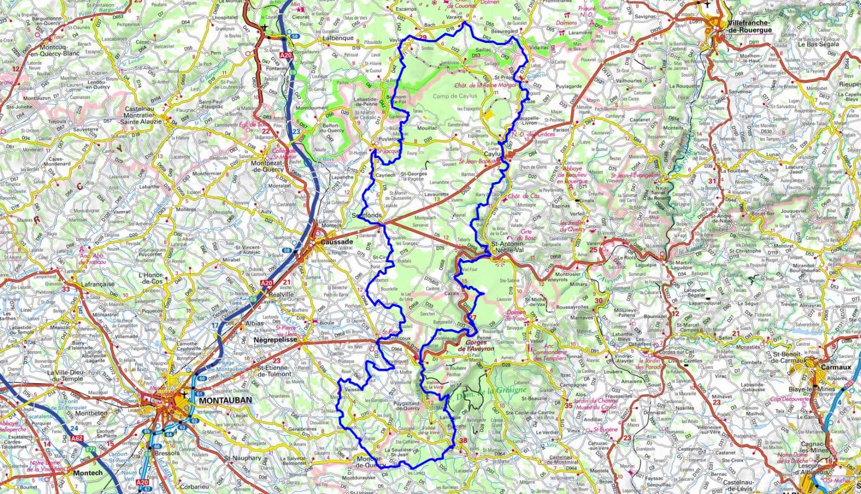 Randonnée autour du Midi Quercy (Tarn-et-Garonne, Tarn, Lot) 1