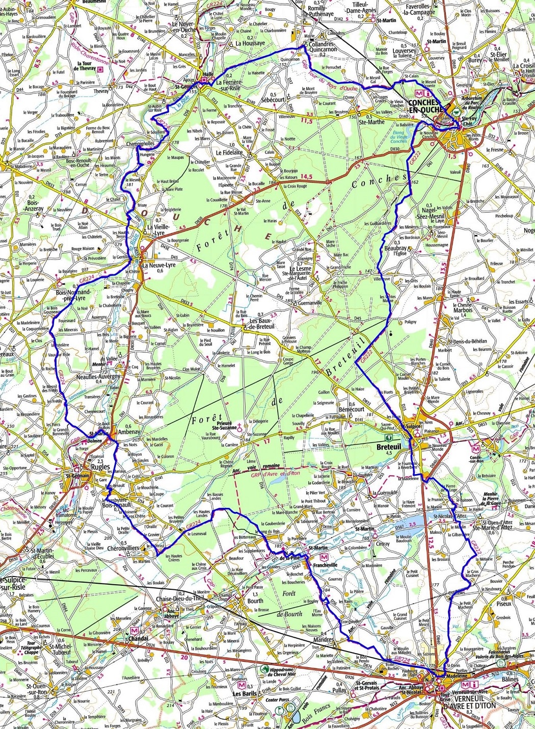 Hiking around Pays d'Ouche (Eure) 1