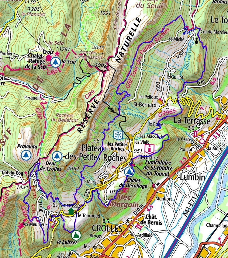 Hiking on the GRP Tour des Petites Roches (Isere) 1