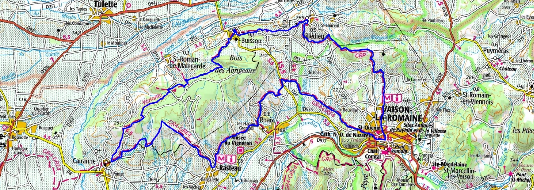 Randonnée autour du Massif de Rasteau (Vaucluse) 1