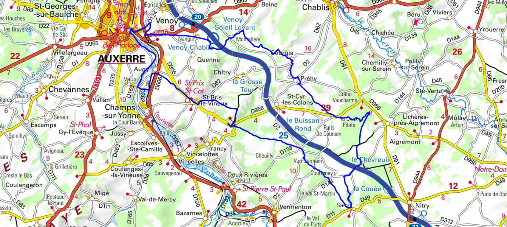 Hike around Retif de La Bretonne region (Yonne) 1
