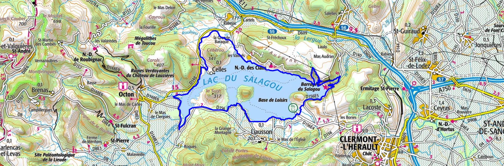 Hiking around Salagou Lake (Herault) 1