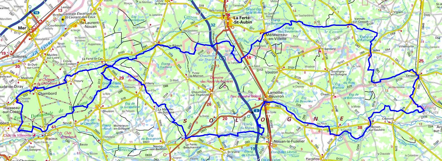 Hiking around Sologne (Loiret, Cher, Loir-et-Cher) 1
