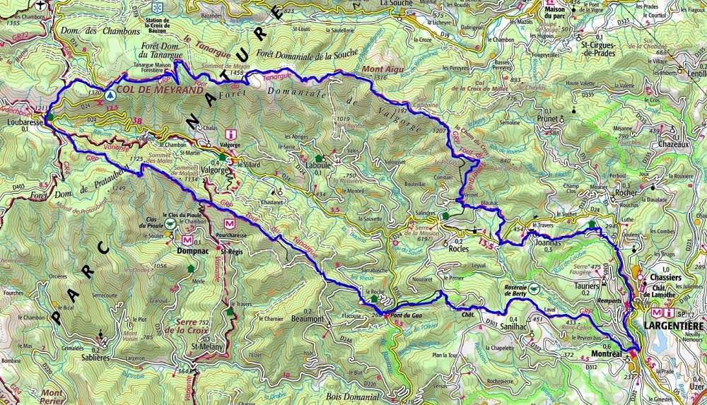 Randonnée sur le GRP Tour du Tanargue (Ardèche) 1