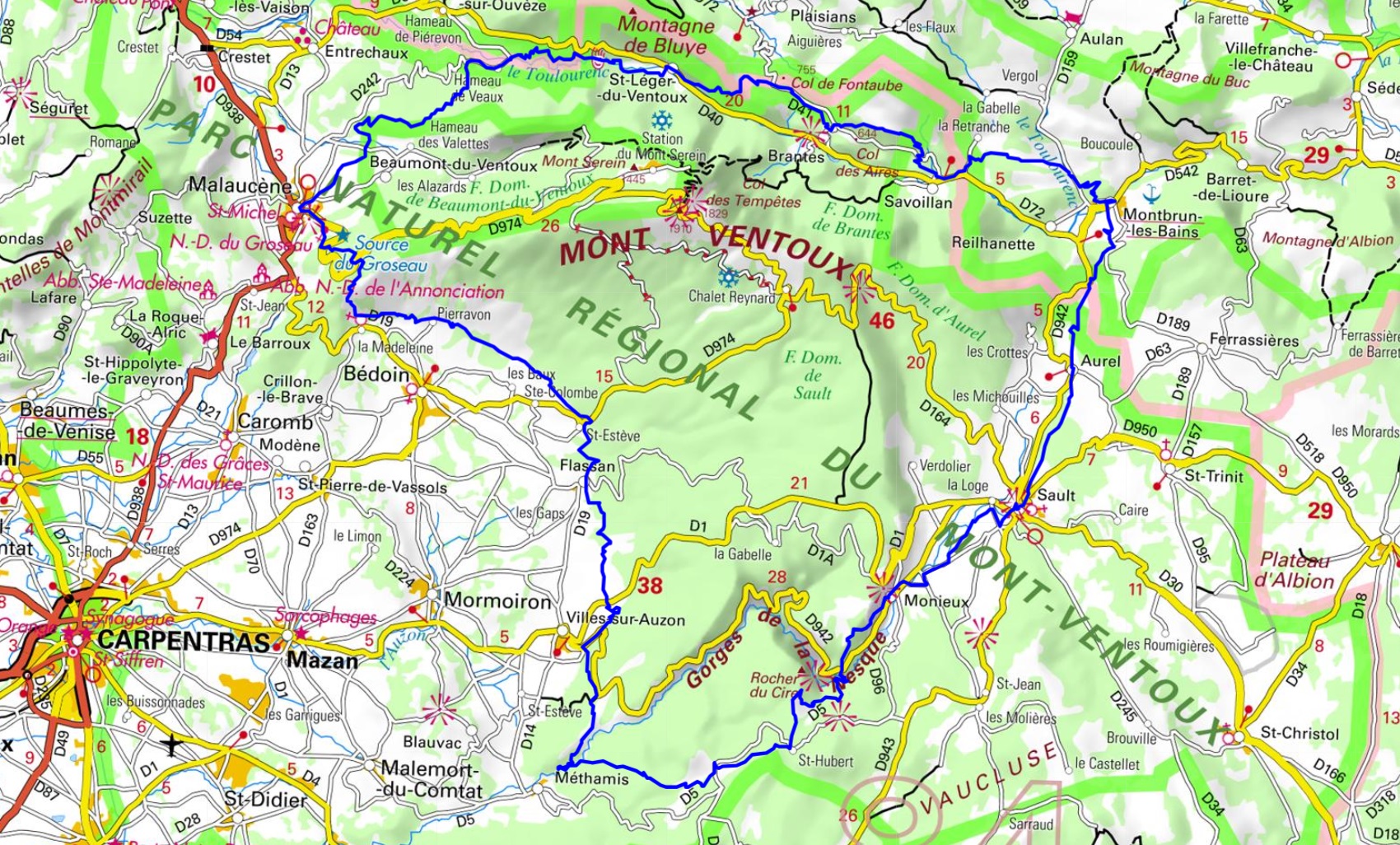 Hiking around Mont Ventoux (Drome, Vaucluse) 1