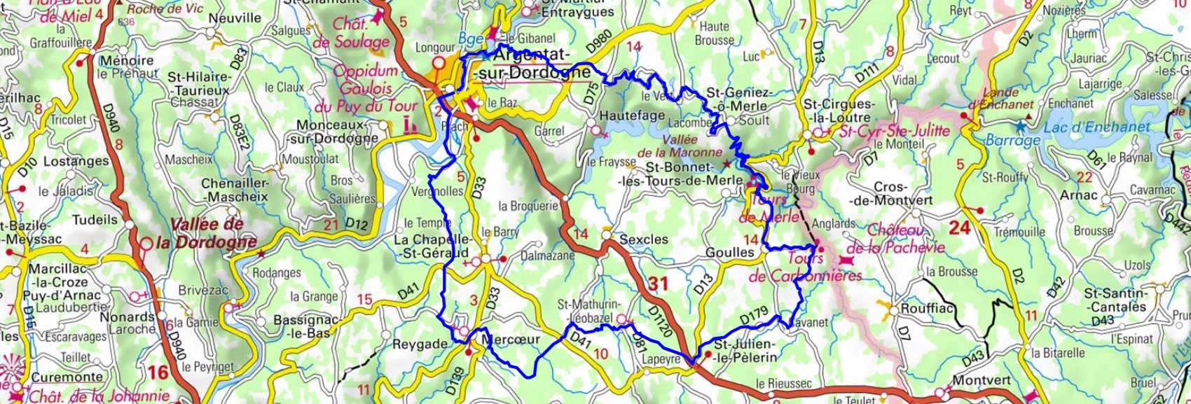 Randonnée sur le GRP Tour de la Xaintrie Noire (Corrèze) 1