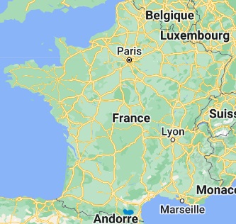 Map of France