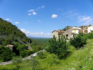 GR44B Hiking from Les Vans (Ardeche) to Mialet (Gard)