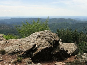 GR44B Hiking from Les Vans (Ardeche) to Mialet (Gard)