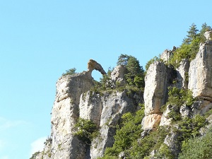 GR62A Hiking from Combescure Ravine (Aveyron) to Meyrueis (Lozere) 6