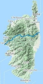 (North) From San-Nicolao (Upper-Corsica) to Cargese (South-Corsica)