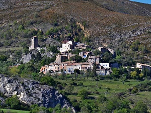 Randonnée de Entrevaux à Thoard (Alpes-de-Haute-Provence). Grande Traversée des Préalpes. 7