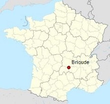 Plan de Brioude en Haute-Loire
