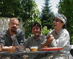 Eric Poindron, Philippe Papadimitriou und David Collin