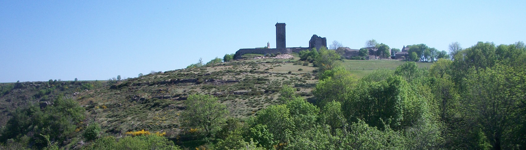 The medieval castle of La Garde-Guerin