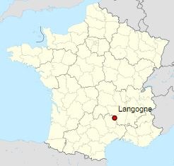 Carte Carte et plan de Langogne au bords du Langouyrou et de l'Allier en Lozère (Occitanie). Randonnées: GR®70 Chemin Stevenson, GR®700 Voie Régordane, GR®470 sentier des Gorges de l'Allier et GR®4.