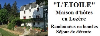 L'Etoile Chambres et tables d'hôtes à La Bastide Puylaurent entre Lozère, Ardèche et Cévennes