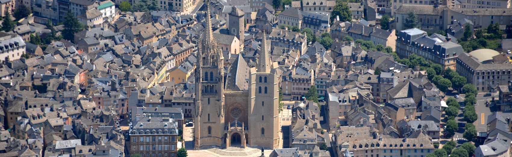 La cathédrale Notre-Dame-et-St-Privat en Lozère