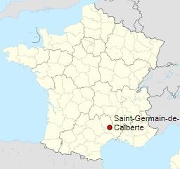 Plan de St Germain de Calberte