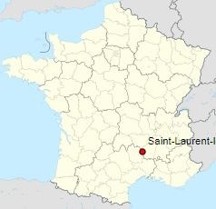 Plan de St Laurent les Bains